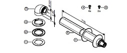 AZ 388 Коаксиальная труба регулируемой длины для горизонтального вывода с ветрозащитой, колено 90°, L=425-775 мм (телескопический), 60/100 мм