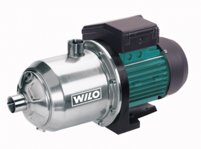 Многоступенчатый бесшумный нормальновсасывающий горизонтальный центробежный насос высокого давления блочной конструкции для водоснабжения (ВИЛО) Wilo-MultiPress MP 603 EM