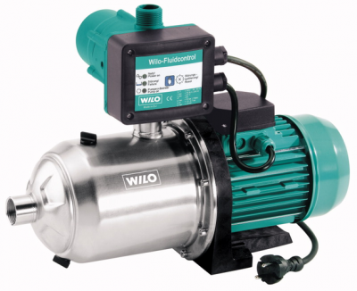 Компактная нормальновсасывающая установка с горизонтальным многоступенчатым центробежным насосом высокого давления для водоснабжения (ВИЛО) Wilo-MultiPress FMP 303 EM